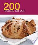 Libro 200 Recetas de Pan