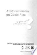 Abstencionistas en Costa Rica