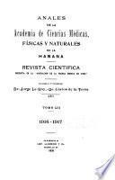 Libro Anales de la Academia de Ciencias Medicas, Fïsicas y Naturales de la Habana