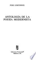 Antología de la poesía modernista