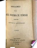 Anuario de la Real Academia de Ciencias Exactas, Fisicas y Naturales de Madrid