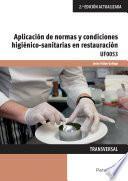 Libro Aplicación de normas y condiciones higiénico-sanitarias en restauración