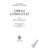 Autos sacramentales. Recopilación, prólogo y notas por A. Valbuena Prat. 2a. ed