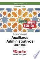 Libro Auxiliares Administrativos (C2.1000). Junta de Andalucía