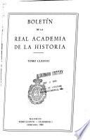 Libro Boletín de la Real Academia de la Historia