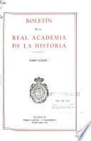 Libro Boletín de la Real Academia de la Historia