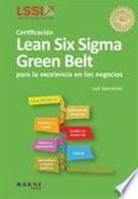 Libro Certificación Lean Six Sigma Green Belt