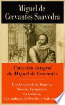 Libro Colección integral de Miguel de Cervantes