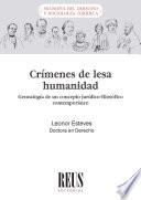 Libro Crímenes de lesa humanidad