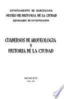 Cuadernos de arqueología e historia de la Ciudad