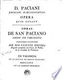 D. Paciani ... Opera quae extant