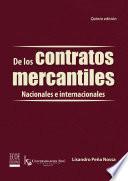 Libro De los contratos mercantiles - 5ta Edición