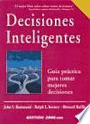 Libro Decisiones inteligentes