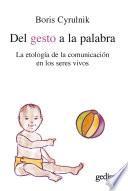 Libro Del gesto a la palabra