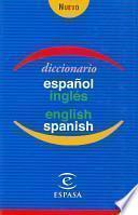 Libro Diccionario Espanol-Ingles/ English-Spanish