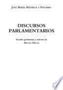 Libro Discursos parlamentarios