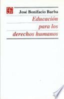 Libro Educación para los derechos humanos