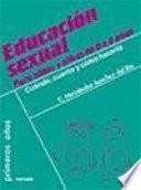 Libro Educación sexual para niños y niñas de 0 a 6 años