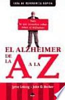 Libro El Alzheimer de la A a la Z