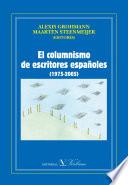 Libro El columnismo de escritores españoles (1975-2005)