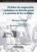 Libro El deber de cooperación ciudadano en derecho penal y la posición de los excluidos