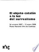 Libro El objeto catalán a la luz del surrealismo