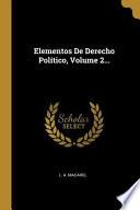 Libro Elementos de Derecho Político, |...