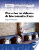 Libro Elementos de sistemas de telecomunicaciones