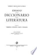 Ensayo de un diccionario de la literatura: Términos, conceptos, ismos literarios