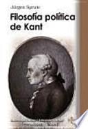 Libro Filosofía política de Kant