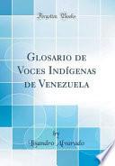 Glosario de Voces Indígenas de Venezuela (Classic Reprint)