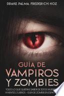 Libro Guía de Vampiros y Zombies