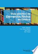 Libro Guía práctica de elementos finitos en estática