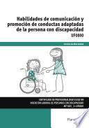Libro Habilidades de comunicación y promoción de conductas adaptadas de la persona con discapacidad