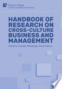 Libro Handbook of Research on Cross-culture Business and Management