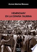 Libro Hemingway en la España taurina