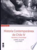 Historia contemporánea de Chile: Hombría y feminidad