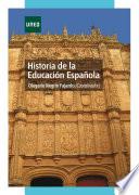 Libro Historia de la educación española
