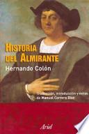 Libro Historia del almirante