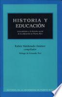 Libro Historia y educación