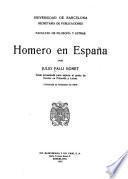 Homero en España