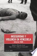 Libro Inseguridad y violencia en Venezuela