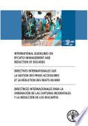 Libro International Guidelines on Bycatch Management and Reduction of Discards