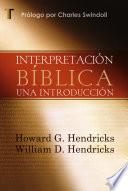 Libro Interpretación Bíblica