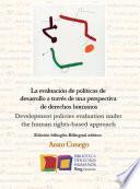 Libro La evaluación de políticas de desarrollo a través de una perspectiva de derechos humanos