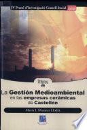 Libro La gestión medioambiental en las empresas cerámicas de Castellón