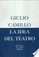 Libro La idea del teatro