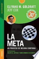 Libro La Meta Edición Aniversario