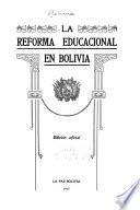 La Reforma educacional en Bolivia