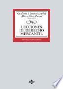 Libro Lecciones de Derecho Mercantil